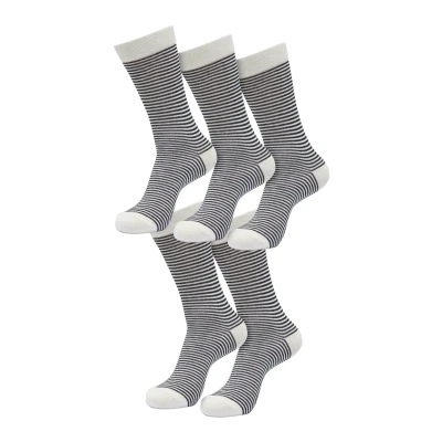 Afbeelding van Urban Classics Fine Stripe 5 Pack Sokken 43/46 Beige/Zwart