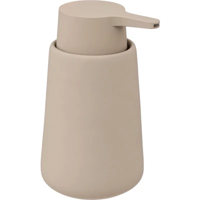 Afbeelding van 5Five Zeeppompje Cocoon kunststeen beige 15 cm 300 ml