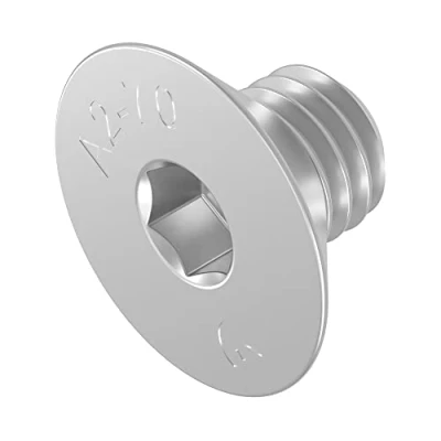 Afbeelding van SECCARO verzonken schroef M6 x 8 mm, roestvast staal V2A VA A2, DIN 7991 / ISO 10642, binnenzeskant, 20 stuks
