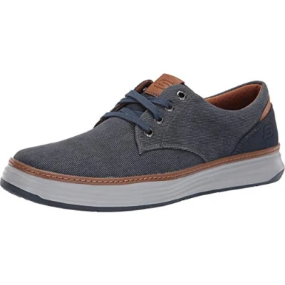 Afbeelding van Skechers Moreno Ederson Sneakers voor heren, Navy Canvas, 45.5 EU