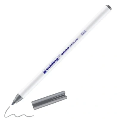 Afbeelding van Edding 4600 Textielstift Grijs