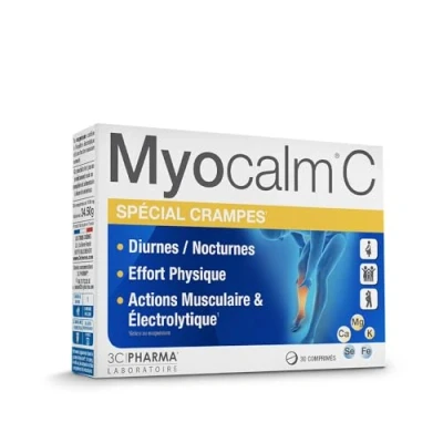 Afbeelding van 3C Pharma Myocalm C Speciale Krampen 30 Tabletten