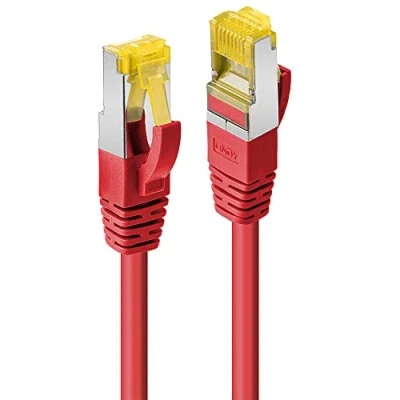 Afbeelding van LINDY 47298 RJ45 Netwerkkabel, patchkabel CAT 6a (losse kabel 7) S/FTP 10.00 m Rood Snagless 1 stuk(s)