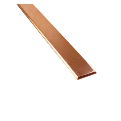 Afbeelding van platte plaat vierkante rode koperen strip, geleidende geaarde paarse bus strepen, strip materialen (kleur: 4 mm x 25 33 cm)