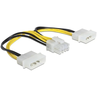 Afbeelding van Molex naar EPS voedingskabel Delock