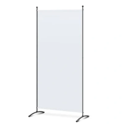 Afbeelding van Angel Living Paravent 1 paneel kamerverdeler, beschermend scherm, wandwand, ruimteverdeling, voor kantoor, balkon, slaapkamer, buiten, tuin, 81 x 180 cm, natuurlijk