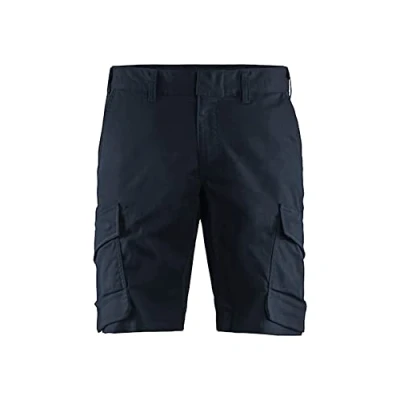 Afbeelding van Blaklader Industrie short met stretch 1446 1832 Donker marineblauw/Zwart C50