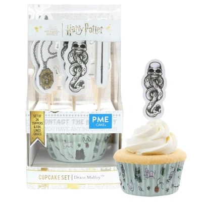 Afbeelding van PME Harry Potter Draco Malfoy Bakvormpjes &amp; taartopzetstukken, 24 stuks