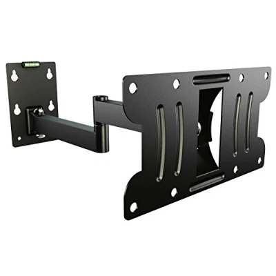 Afbeelding van RICOO TV muurbeugel R02 21 universeel voor 13 32 inch (ca. 33 81 cm) zwenkbaar, kantelbaar, televisiehouder, ophanging, ook gebogen lcd tv, wandhouder, VESA 100 x 100, 200 zwart