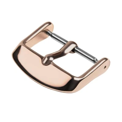 Afbeelding van Archer Watch Straps Vervangende Roestvrijstalen PVD Gesp (Gepolijst Roségoud, 18mm)