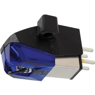 Afbeelding van Audio Technica AT XP3 Conical Tip DJ Cartridge with Bonded Stylus (Black/Blue)