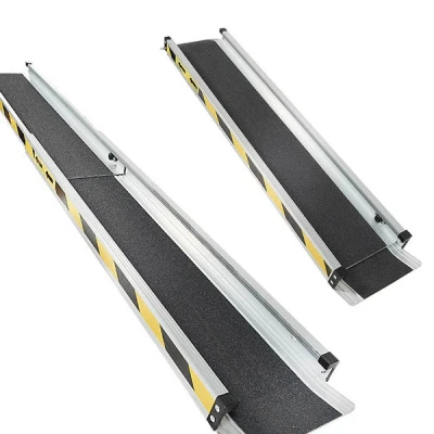 Afbeelding van Datona Aluminium Oprijplaat Uitschuifbaar 150 Cm (2 Stuks) (150 x 15 5 cm)