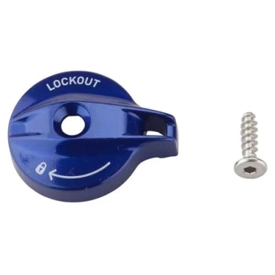 Afbeelding van Rockshox Compression Damper Knob Kit Crown Turnkey Recon/sektor/30 Gold/30 Silver/xc32/xc30 A1/a3 Compressor Blauw