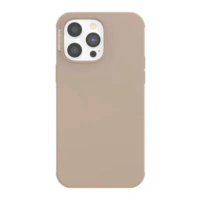 Afbeelding van PopSockets: PopCase Telefoonhoesje voor iPhone 14 Pro Max Hoesje compatibel met PopSockets MagSafe PopGrips, Mounts, PopMount 2 producten en alle accessoires Latte