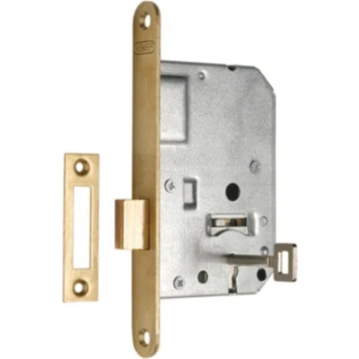 Afbeelding van Nemef_YALE 1256 Kastslot DM50mm klaviersleutel voorplaat messing 20x174mm afgerond nachtschoot 2 sleutels DR 1+2+3+4 9125605535