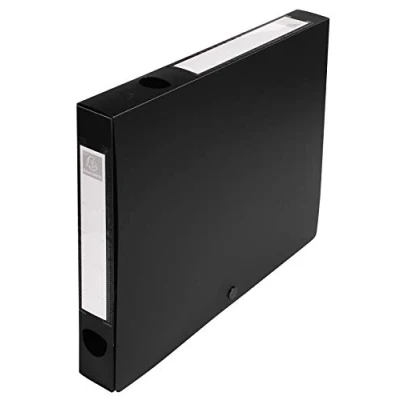 Afbeelding van Exacompta Archiefbox/verpakking Rug: 40 mm. 10 Stuk zwart