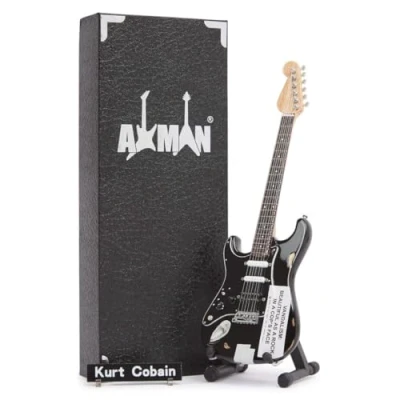 Afbeelding van Kurt Cobain miniatuur gitaar replica Rock In A Cop