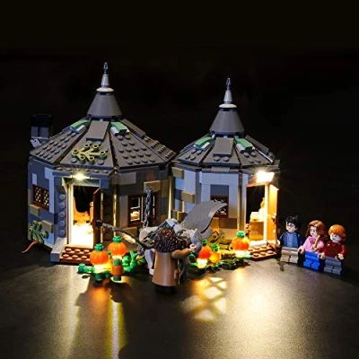 Afbeelding van GEAMENT LED verlichtingsset compatibel met Harry Potter Hagrids Huisje: Scheurbeks Ontsnapping verlichting kit voor 75947 (Bouwsteenmodel niet inbegrepen)