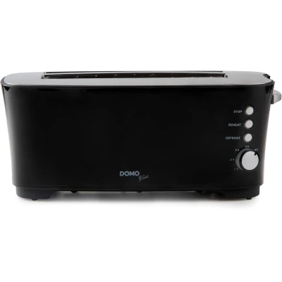 Afbeelding van Domo broodrooster B Smart, voor 4 sneden brood, zwart