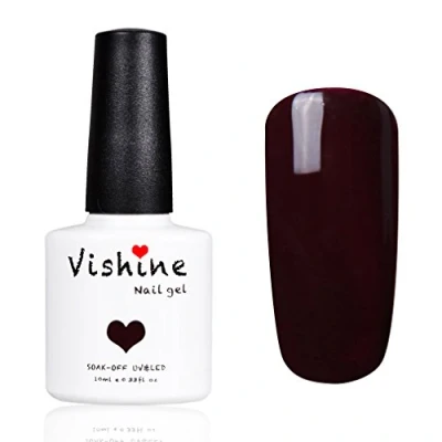 Afbeelding van Vishine Nagellak, Soak Off Nail Art, semi permanent, manicure, 10 ml, rood #12