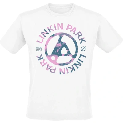 Afbeelding van Linkin Park From Zero Spill T shirt wit XL Katoen Band merch, Bands