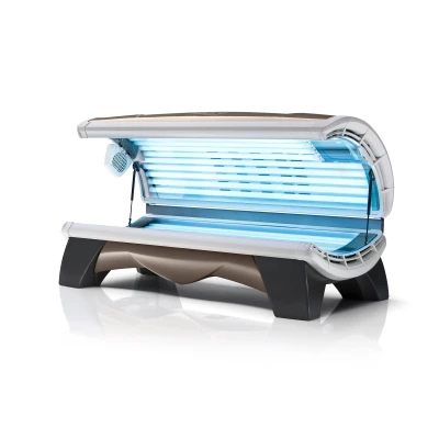 Afbeelding van Hapro zonnebank Onyx 26/1 C incl. gezichtsbruiner digitaal display lichaamskoeler