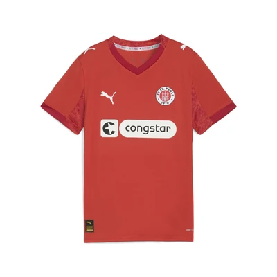 Afbeelding van FC St. Pauli 25/26 vierde shirt, Rood/Wit, Maat 15 16Y PUMA