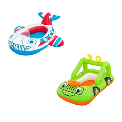 Afbeelding van Bestway Lil&#039; Navigator opblaasbare auto of vliegtuig voor kinderen