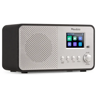 Afbeelding van Audizio Avio DAB Radio met FM, DAB+, Bluetooth en USB Zilver