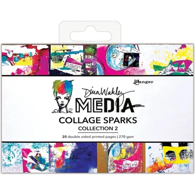 Afbeelding van Ranger Dina Wakley Media Collage Sparks Collection 2