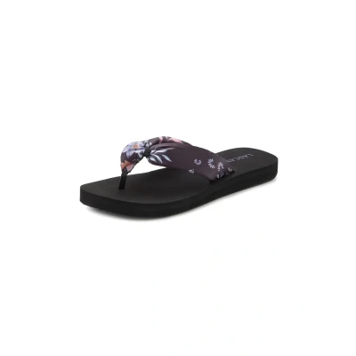 Afbeelding van Lascana Zehentrenner Teenslippers, Dames, Maat: 41, Geblümt Schoenen