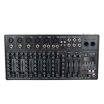 Afbeelding van Thornton Axis 10 kanaals mixer met ingebouwde 2 USB geluidskaart, effecten, Bluetooth en mp3 spele