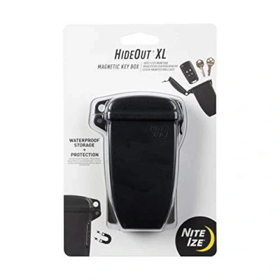 Afbeelding van Nite Ize KBXL 01 R7 Waterdichte Sleutel en Fob Hider, XL, Zwart, Modern