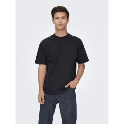 Afbeelding van Only &amp; Sons Onsfred TEE Tshirt basic, Heren, Maat: XXL, Dark navy