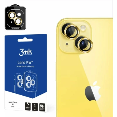 Afbeelding van Apple iPhone 14 3mk Lens Protection Pro Yellow
