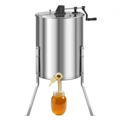 Afbeelding van VEVOR Handmatige Honing Extractor 4/8 Frames Tangentiële
