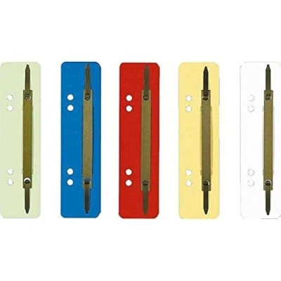 Afbeelding van Exacompta 427000B 250 Pack kartonnen nietstrips op kleur gesorteerd. Van karton commerciële hechtingen Aktendulli nietmachine snelhechters ideaal voor kantoor en school