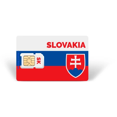 Afbeelding van eSIM Slowakije Unlimited 30 Dagen Data Prepaid Met Snel 4G/5G Internet En Bellen Op Reis In Europa Airport Telecom