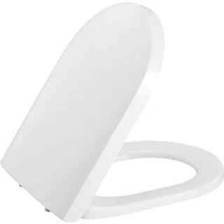 Afbeelding van Pressalit T Soft D closetzitting met deksel wit SC uni flex