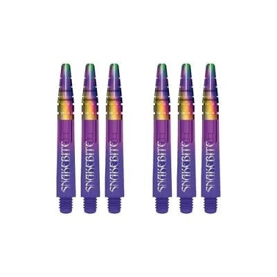 Afbeelding van RED DRAGON Peter Wright Snakebite Nitrotech Short Purple Ionic Dart Stengels 2 sets per verpakking (6 stelen in totaal)