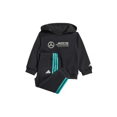 Afbeelding van adidas Performance MERCEDES AMG PETRONAS FORMULA ONE TEAM DNA BABY JOGGINGPAK MET LANGE MOUWEN Kinderen Zwart 68