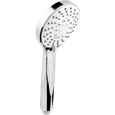 Afbeelding van Cornat handdouche &quot;Barano&quot; 97,5 mm kopdiameter verchroomd 5 straalsoorten: normaal, soft &amp; massagestraal anti kalk waterbesparing inzetstuk/ECO douchekop voor douche badkuip / TECB3406