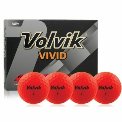 Afbeelding van Volvik Vivid Golfballen Rood