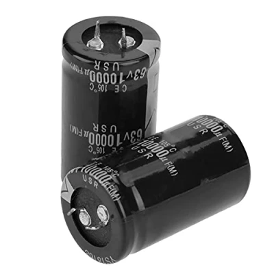 Afbeelding van 4 stuks elektrolytische condensator, 30x50mm audio 10000uF 63V condensator assortiment elektronische component voor versterker