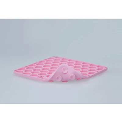 Afbeelding van Eat Slow Live Longer Lick Mat Relax Roze