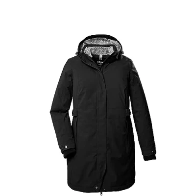 Afbeelding van STOY parka dames winterjas functionele winter 39797 zwart maat 48