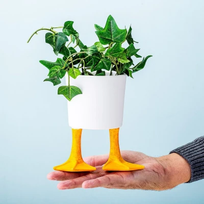 Afbeelding van Bloempot Met Eendenpoten Groot