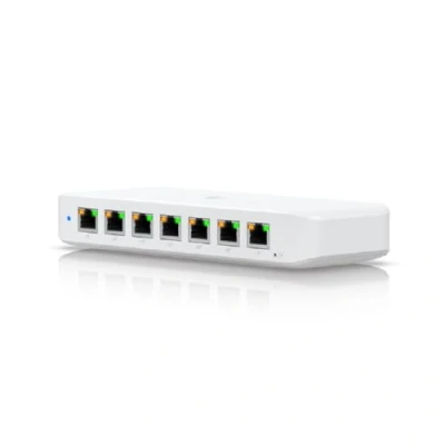 Afbeelding van Ubiquiti UniFi Ultra 210W Switch 8x Gigabit Ethernet 7 PoE/PoE+ poorten 1 PoE++ poort AC adapter Wit