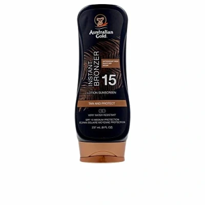 Afbeelding van Australian Gold Zonnebrand SPF 15 Lotion met bronzer Zonnebrandcrème 237 ml