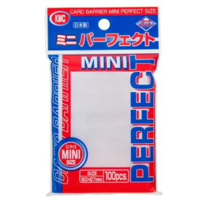 Afbeelding van KMC Small Sleeves (60x87mm) Mini Perfect Size Clear (100)